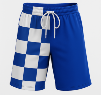 Fully Sublimated Checkerd Blue Shorts