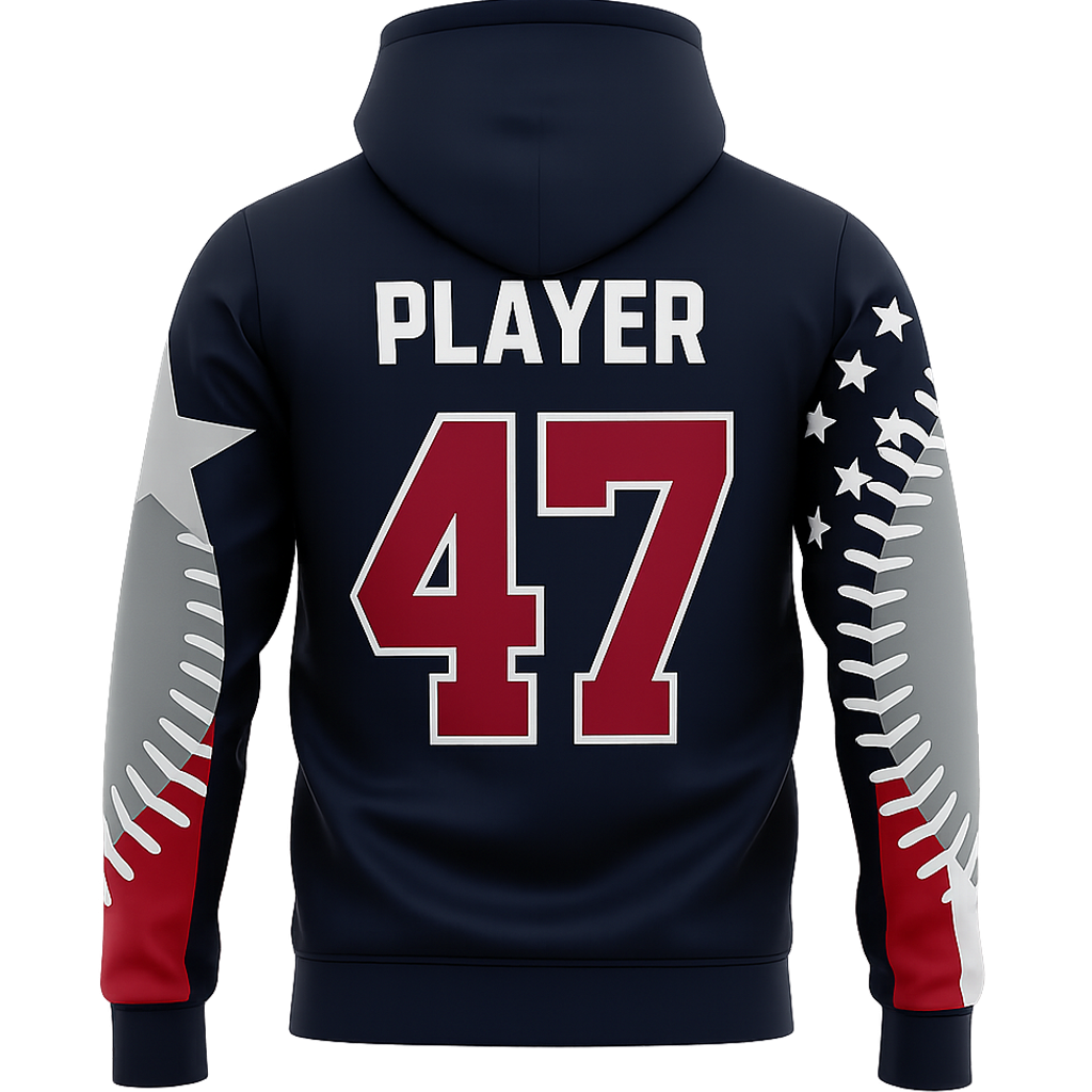 Hoodie – Full Dye Sublimation Polyester – Team Warm-Up/Travel Gear